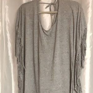 Lane Bryant fringed top